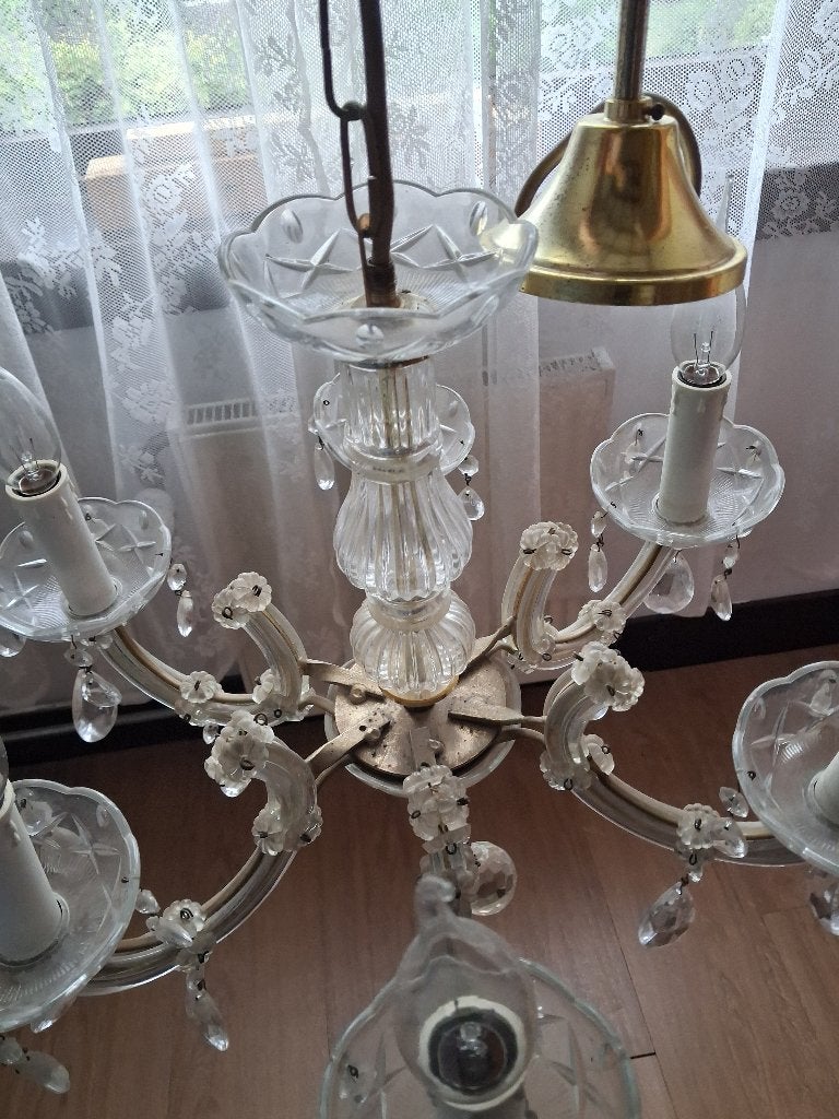 Kroonluchter, Huis en Inrichting, Lampen | Kroonluchters, Ophalen, Franse stijl, Gebruikt, E14 (klein)