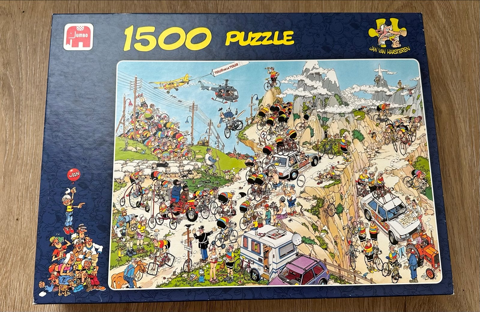 Jan van Haasteren Tour de France 1500 stukjes puzzel, Hobby en Vrije tijd, Denksport en Puzzels, Ophalen, 500 t/m 1500 stukjes