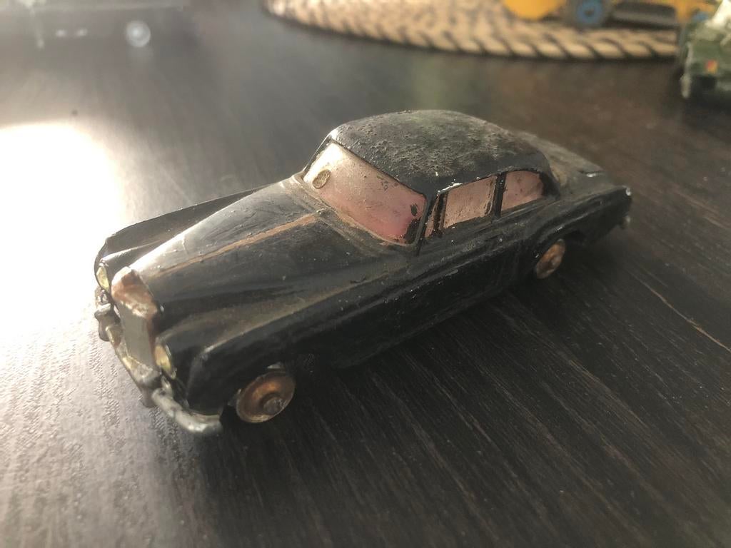 1:43 Oude Bentley Continental Corgi Toys Nr: 4, Ophalen of Verzenden, Gebruikt, Auto, Corgi