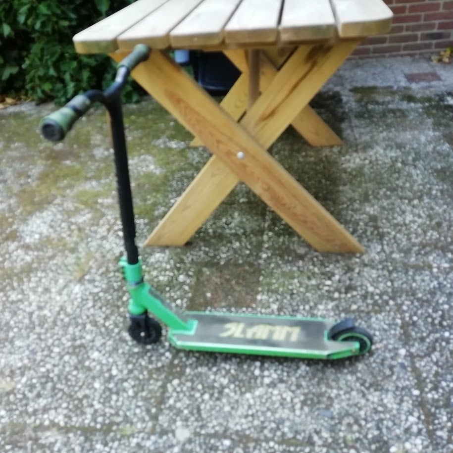 Slamm scooters stuntstep - Groen/Zwart, Fietsen en Brommers, Steps, Ophalen, Gebruikt, Gewone step, Slamm
