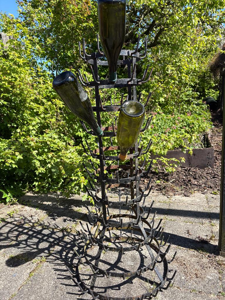 Plantenrek, Ophalen, Gebruikt, Rond, Metaal