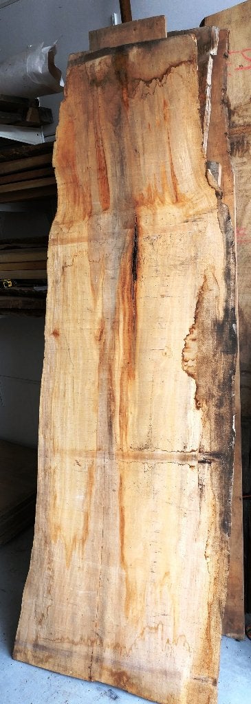 Vijf zeer brede perenhouten schaaldelen uit Frankrijk ., Doe-het-zelf en Verbouw, Hout en Planken, 25 tot 50 mm, Ophalen of Verzenden