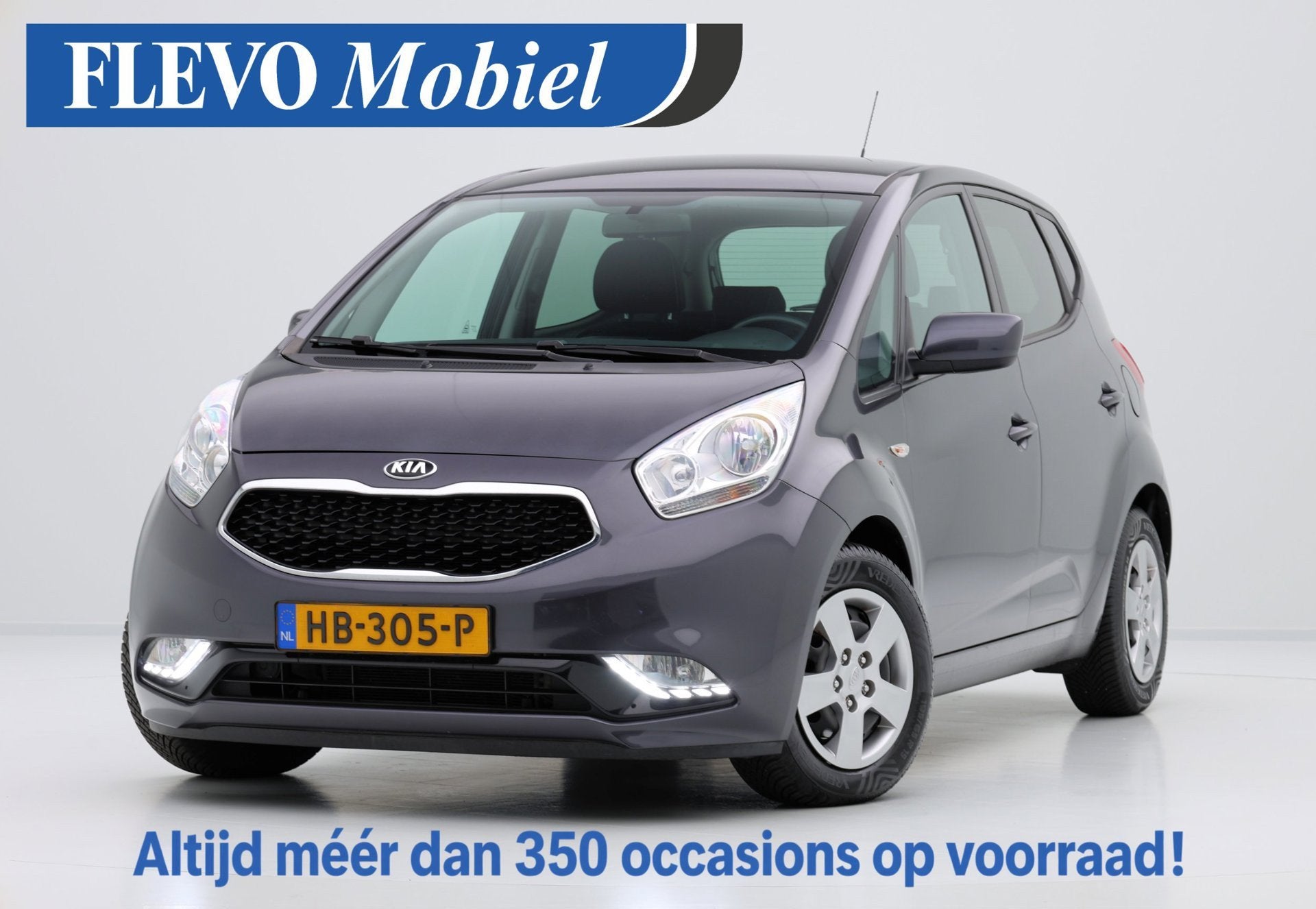 Kia Venga 1.4 CVVT DynamicLine ParkeercameraNavi|Cruise|Clim, Auto's, Voorwielaandrijving, Stof, Gebruikt, Euro 6
