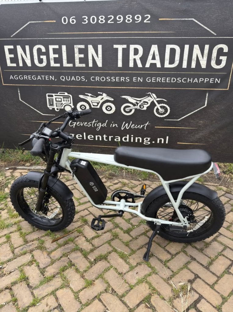 Fatbike cruiser 250w 25kmpu met gashandel nieuw, Ophalen, ., ., Schijfrem