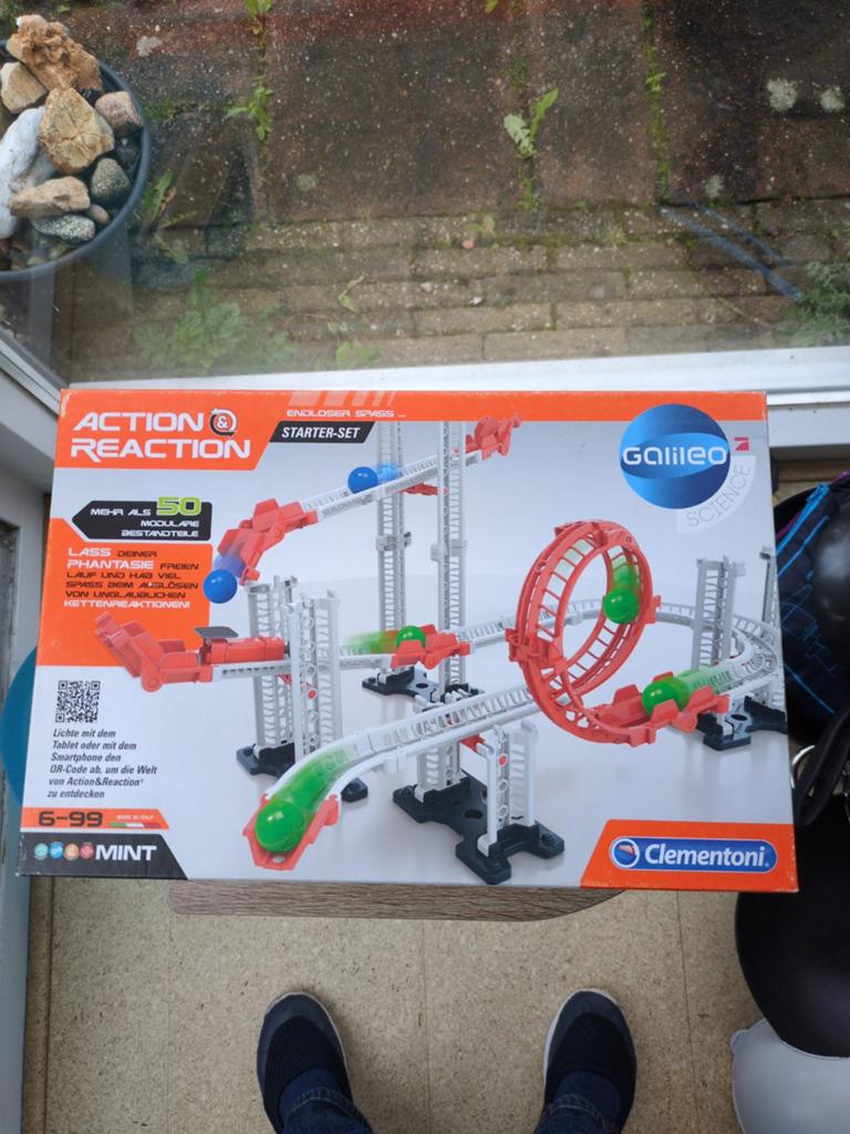 Galileo Action & Reaction Starter-Set knikkerbaan, Ophalen of Verzenden, Zo goed als nieuw, Bouwen