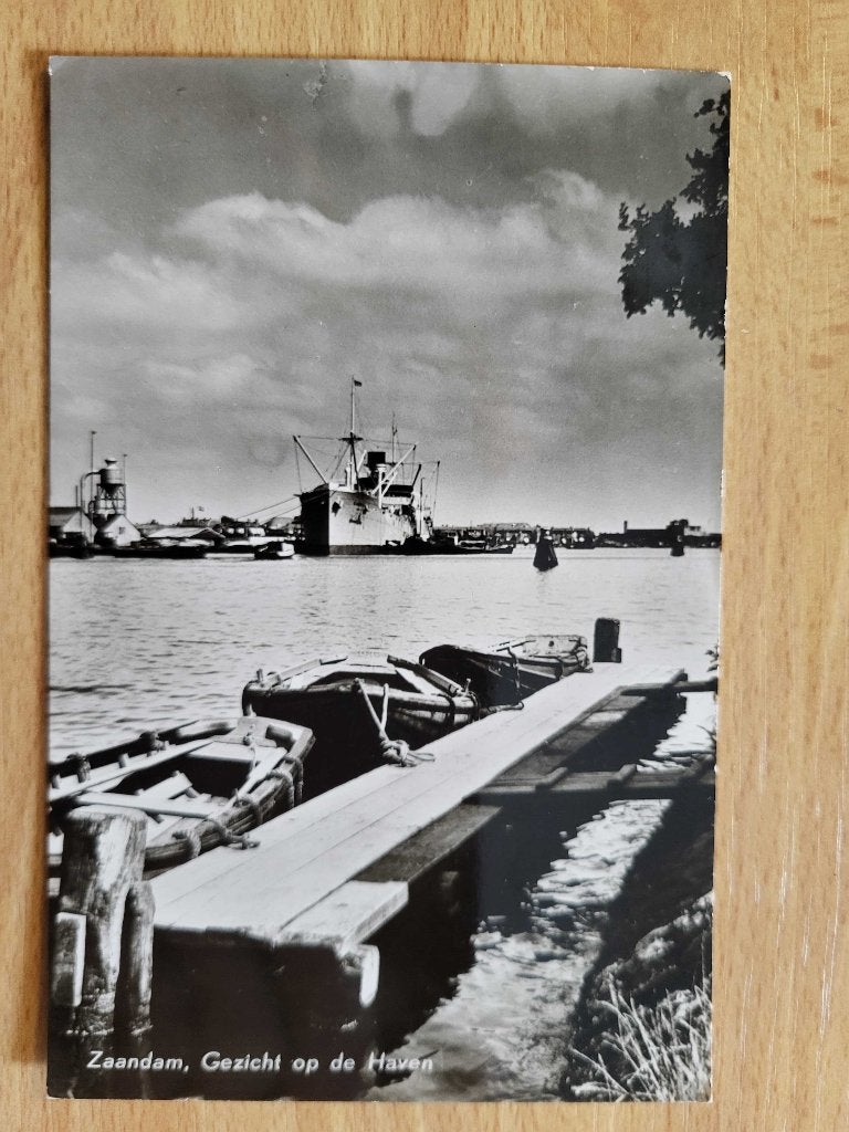 ansicht ZAANDAM Haven Boot, Ophalen of Verzenden, Voor 1920, Noord-Holland