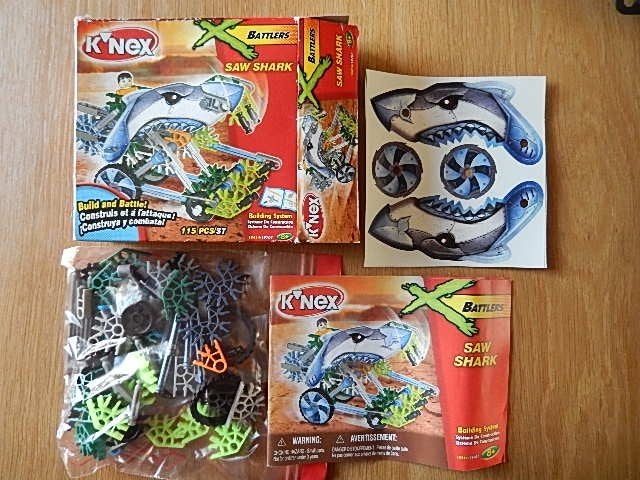 knex saw shark in doos, Ophalen of Verzenden, Zo goed als nieuw, K'nex
