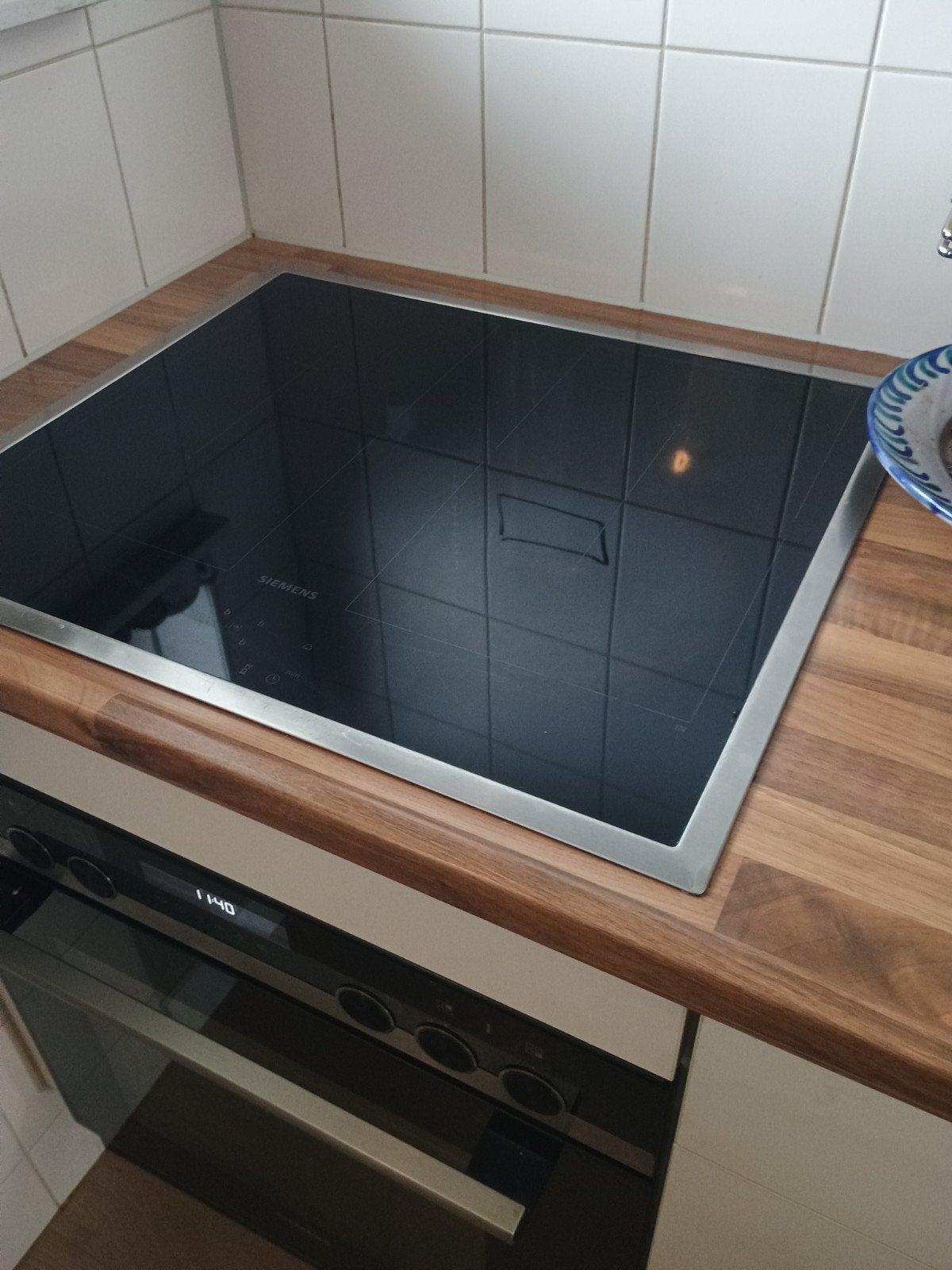 Siemens Inductiekookplaat en Oven! Let op ovenlade ipv deurw, Ophalen, Minder dan 85 cm, Hete lucht, 60 cm of meer