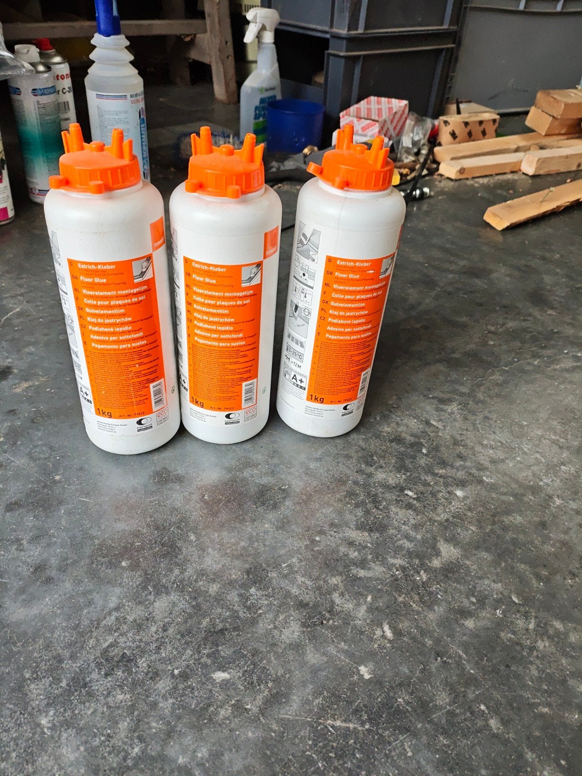 3x Estrich-Kleber Floor Glue - Vloerlijm 1kg, Ophalen of Verzenden, Nieuw