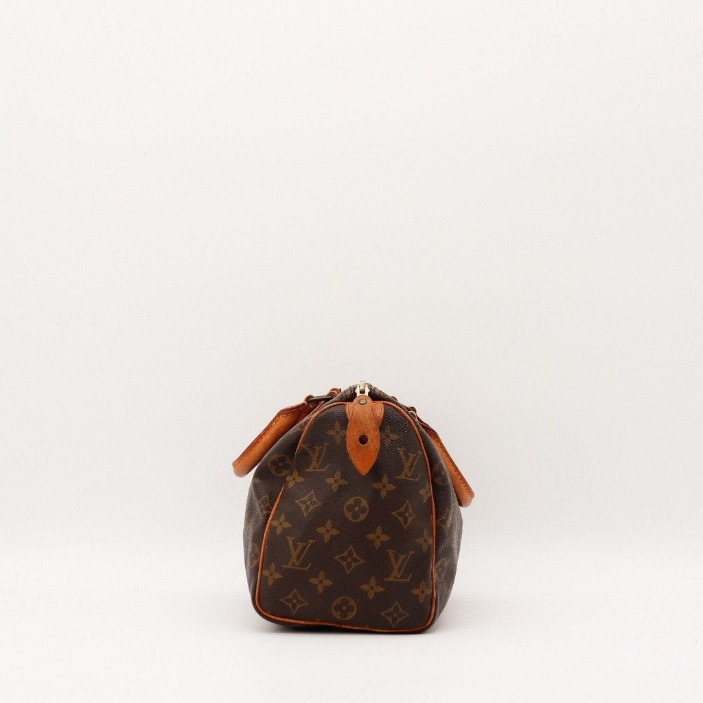 Louis Vuitton Speedy 25 25x19x15 cm handtas, Verzenden, Gebruikt, Bruin, Handtas