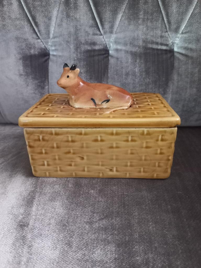 Vintage botervloot, Huis en Inrichting, Keuken | Servies, Gebruikt, Overige typen, Ophalen of Verzenden, Overige stijlen