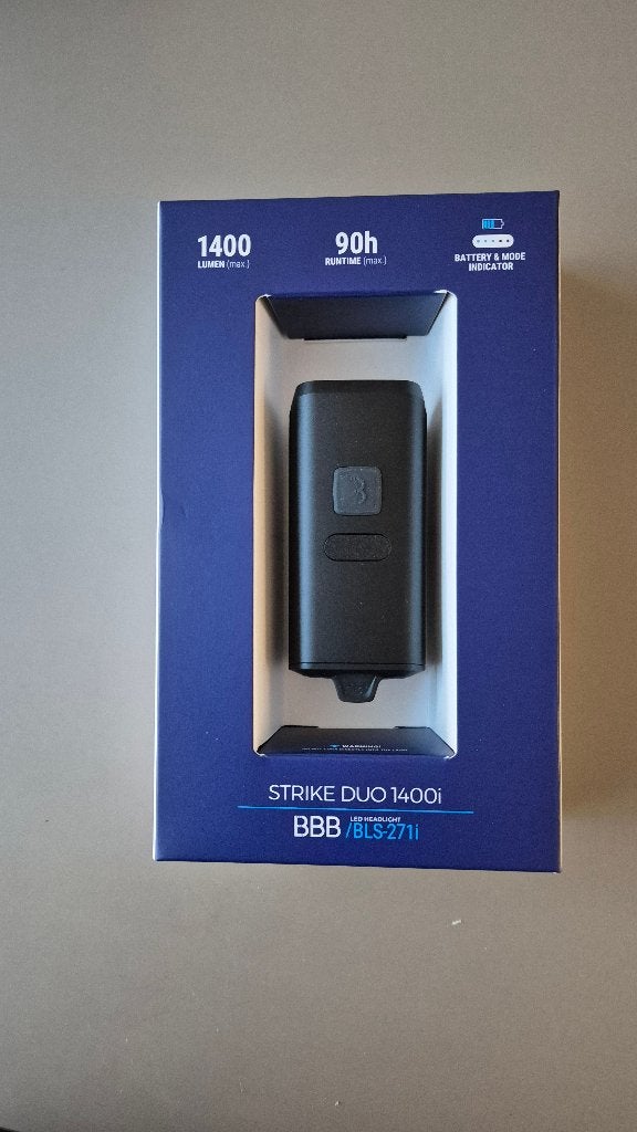 BBB Strike Duo 1400i, Batterij, Voorlicht, Nieuw, Ophalen of Verzenden