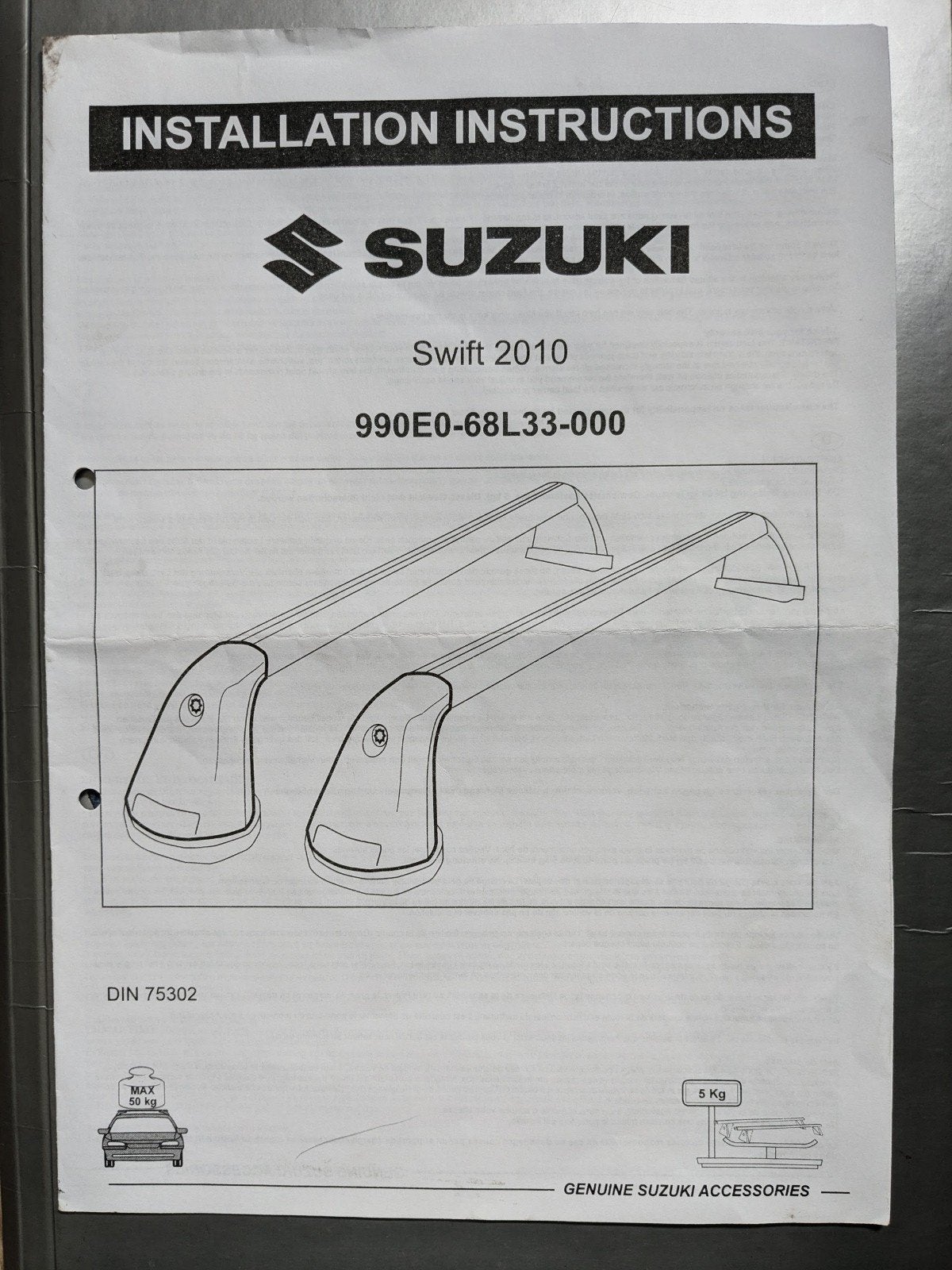 Dakdragers Suzuki Swift 2010 - Origineel, Auto diversen, Dakdragers, Ophalen