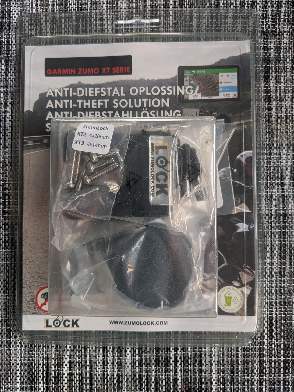 Nieuw Garmin Zumo lock (slot) met ram lock in verpakking, Ophalen of Verzenden, Nieuw