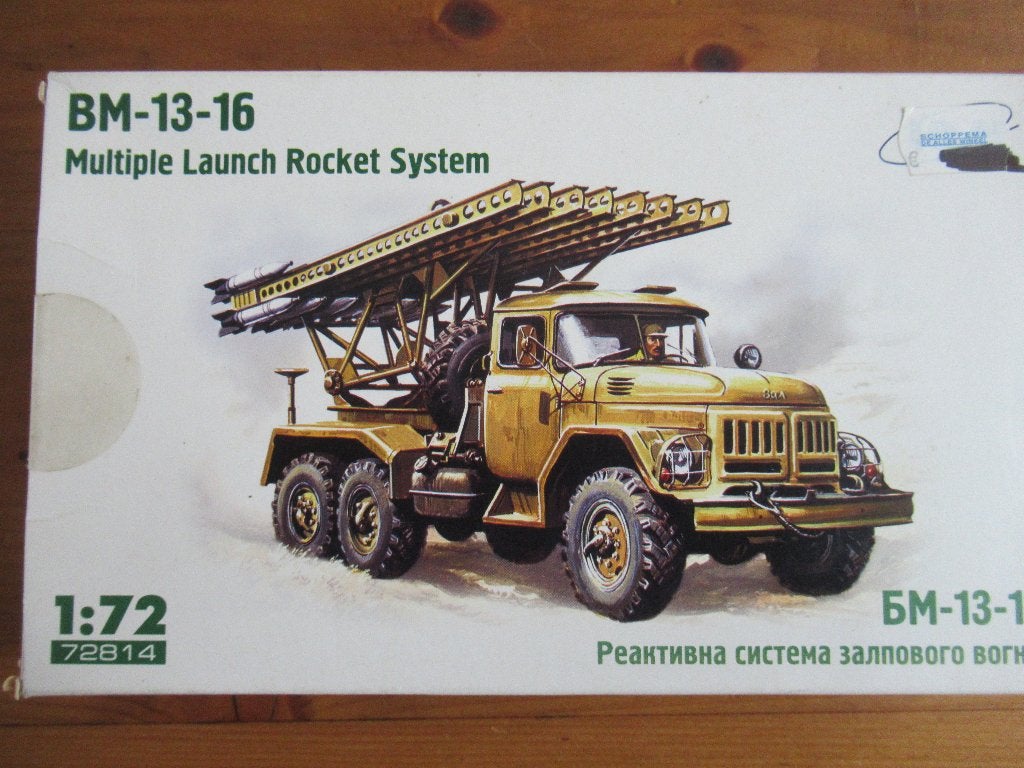 BM-13-16 MLRS (ICM 1/72), Overige merken, 1:50 of kleiner, Ophalen of Verzenden, Zo goed als nieuw