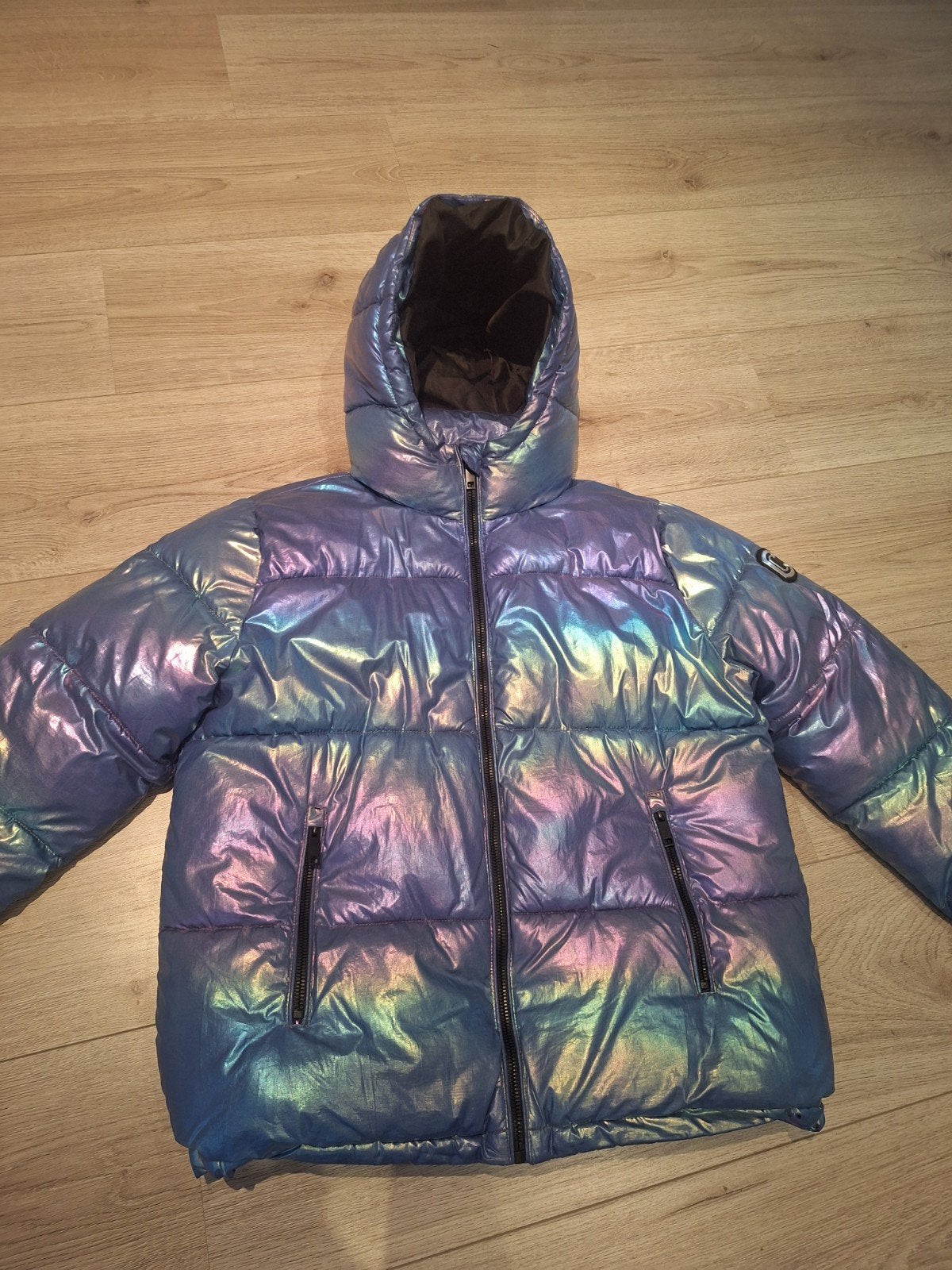Mooie metallic winterjas maat 146/152 €25, Meisje, Coolcat, Ophalen of Verzenden, Zo goed als nieuw