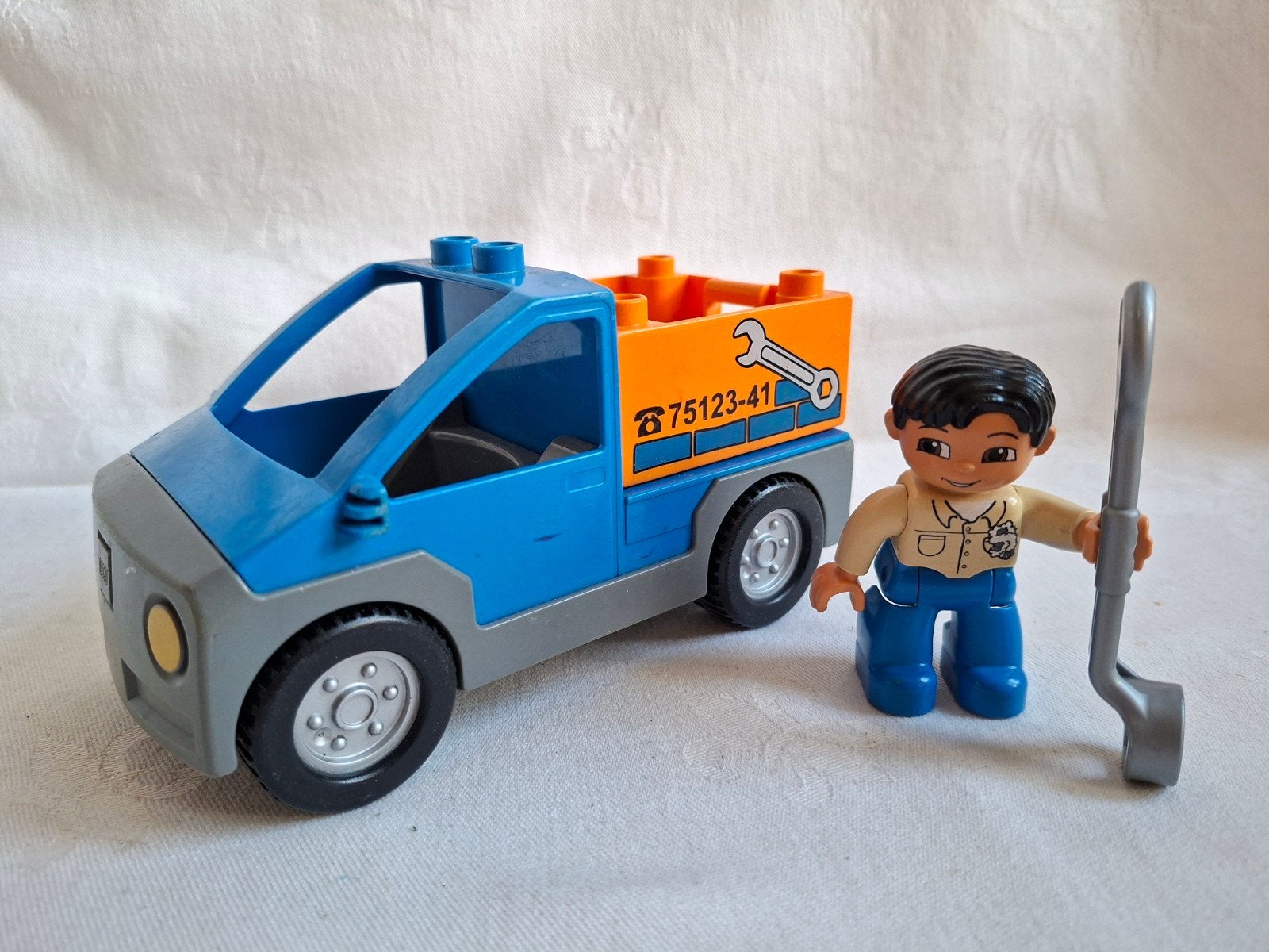 Duplo Ville Repair Truck set 4684 Pick Up Truck, Ophalen of Verzenden, Gebruikt, Duplo