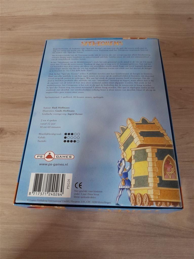 spel der torens - s4726, Verzenden, Zo goed als nieuw