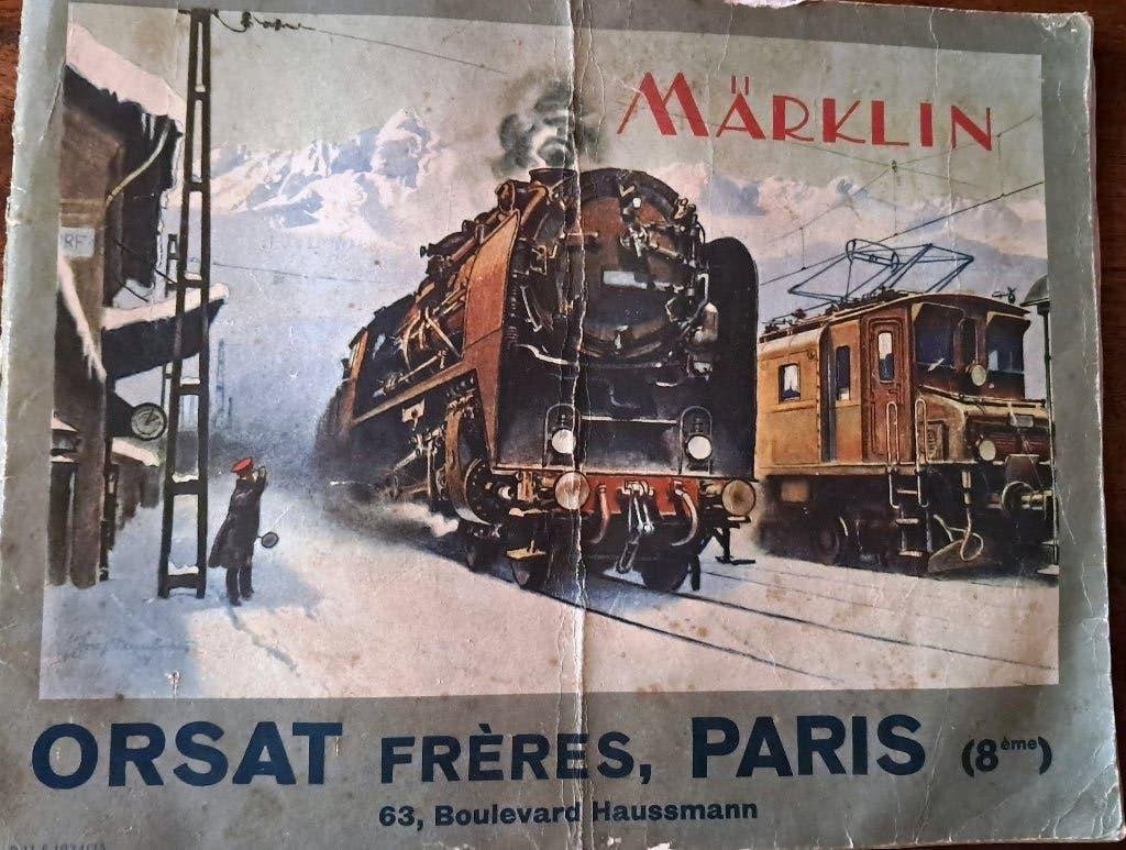 spoor 0 Catalogus marklin 1934-35 d11 Originele gids, Ophalen of Verzenden
