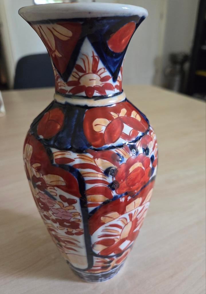 Antieke Japanse Imari Vaas, Ophalen of Verzenden