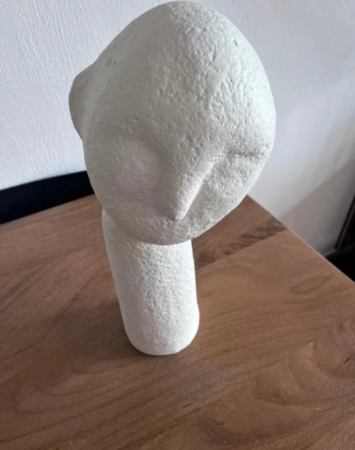 VT Wonen Witte Klei Sculptuur - Modern Design, Ophalen of Verzenden, Zo goed als nieuw, Modern, Wit