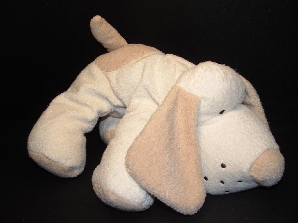 TIAMO HOND SPIKKEL GROOT ZACHTE BADSTOF WIT MET BEIGE, Overige karakters, Overige typen, Nieuw, Ophalen of Verzenden