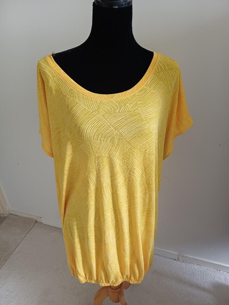 Zonnig shirt miss Etam maat 54, Kleding | Dames, Grote Maten, Geel, Zo goed als nieuw, Miss Etam, Shirt of Top