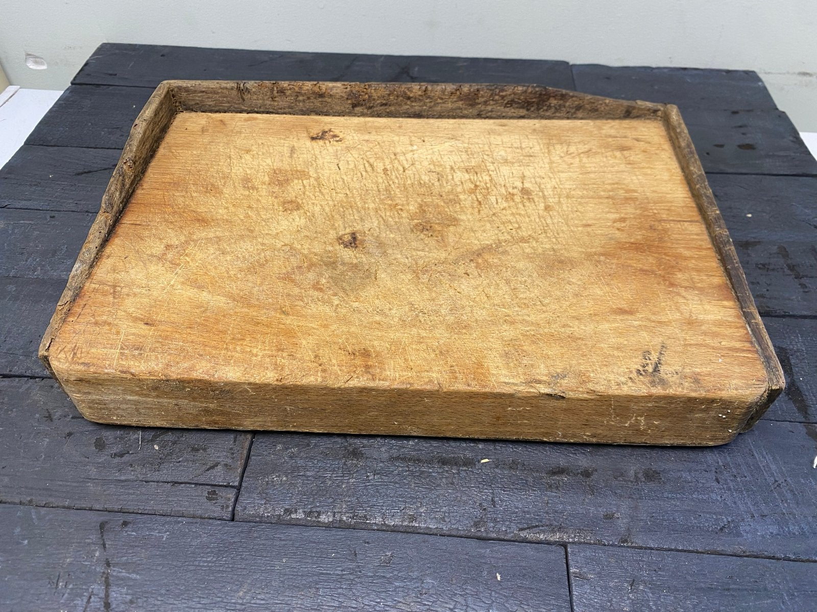 Antieke houten broodplank / snijplank, Ophalen of Verzenden