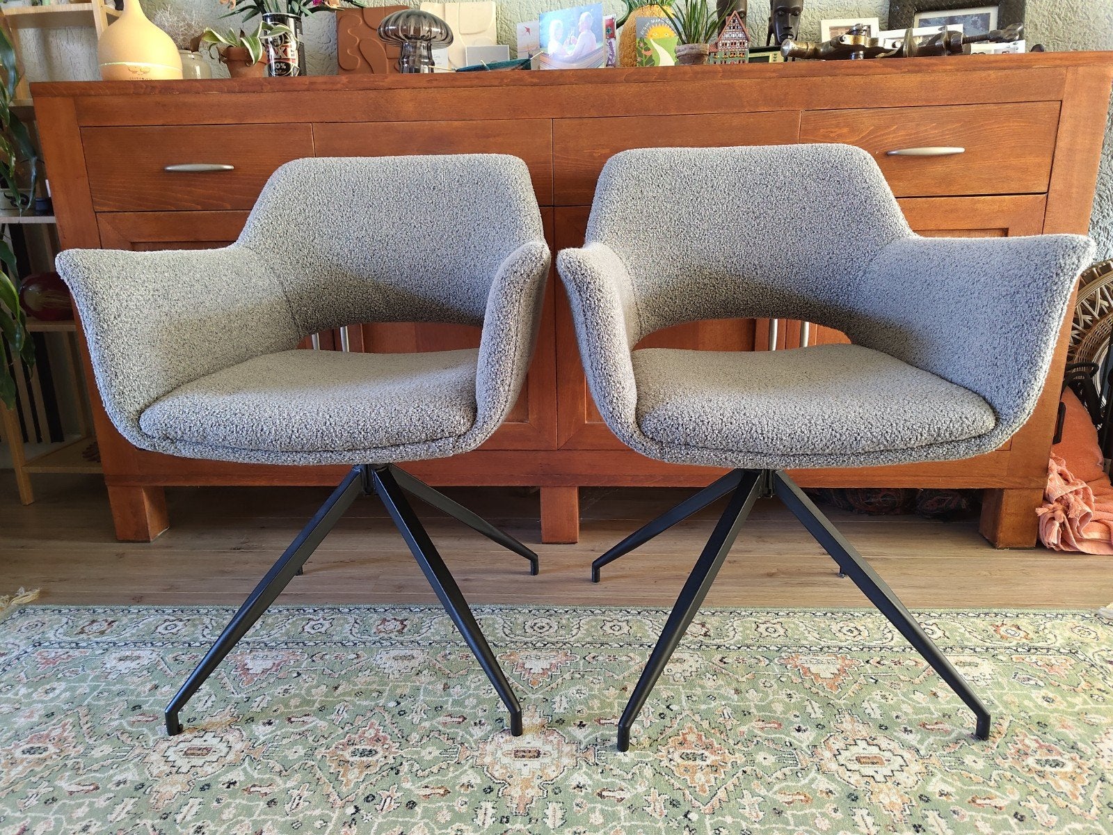Twee stoelen Leen Bakker, Ophalen, Gebruikt, Grijs, Twee