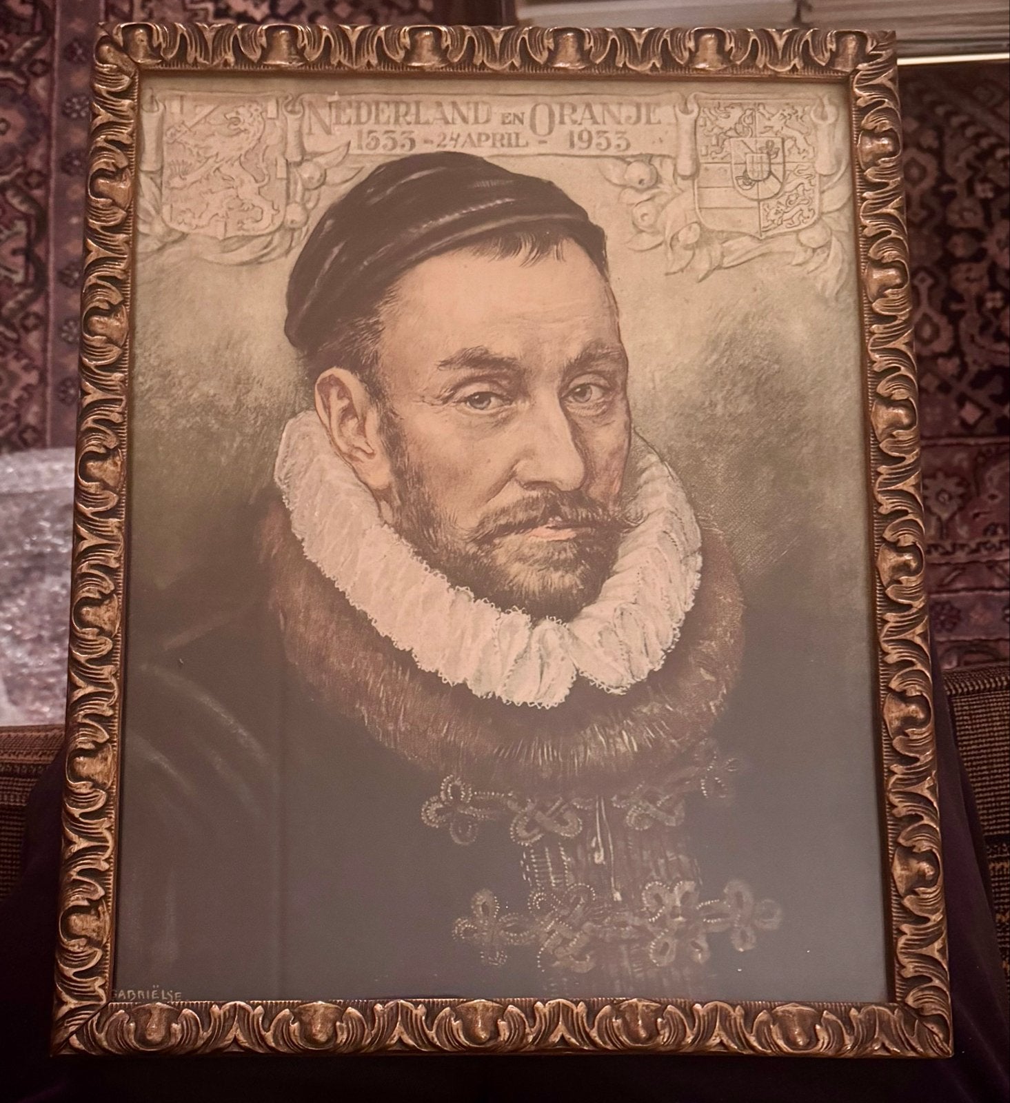Historisch Portret Willem van Oranje - Nederland en Oranje, Ophalen of Verzenden