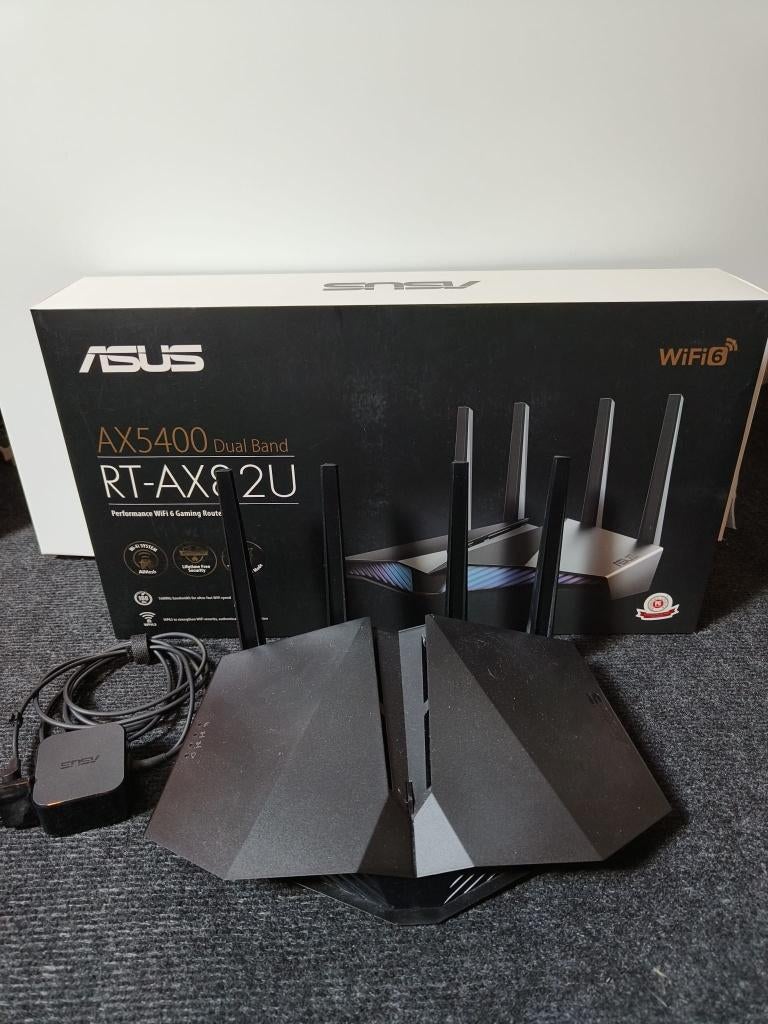 ASUS RT-AX82U - Wifi 6 router (AX5400) Dual Band, Ophalen of Verzenden, Gebruikt, Router, Asus