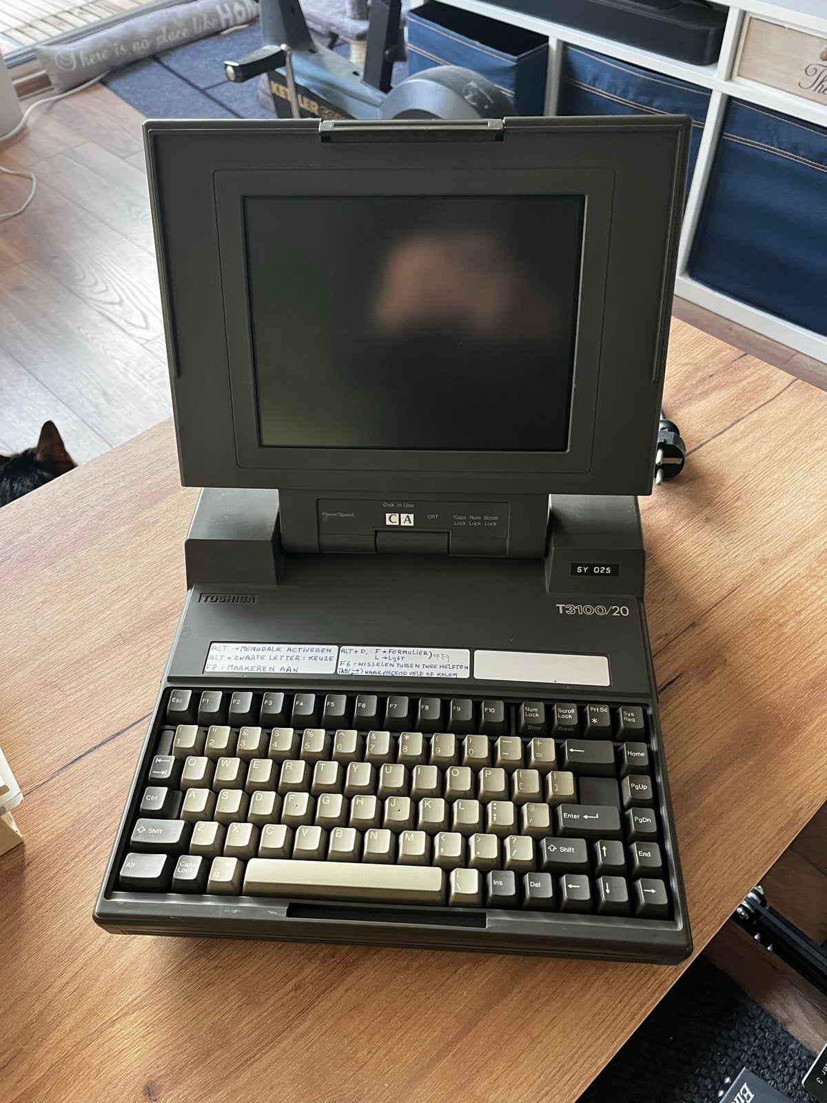 Zeldzame Toshiba T3100/20 Luggable Computer (Jaren '80), Computers en Software, Ophalen
