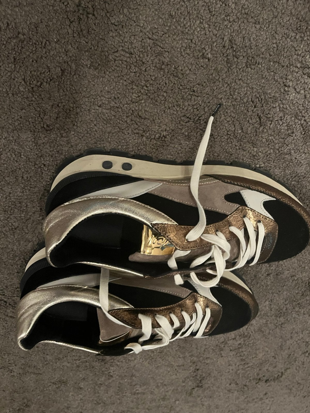 Floris van Bommel damessneakers, Kleding | Dames, Schoenen, Verzenden, Zo goed als nieuw, Blauw, Sneakers of Gympen