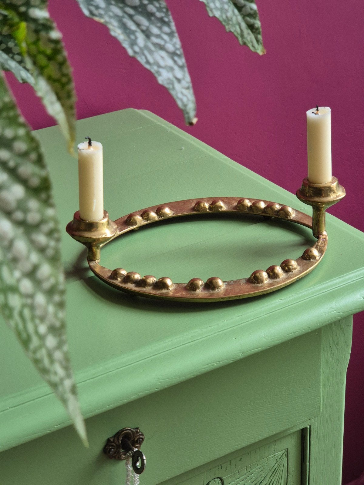 Vintage Luna ring Fratelli Tonini door Kurt Jesh, Ophalen of Verzenden, Koper of Brons