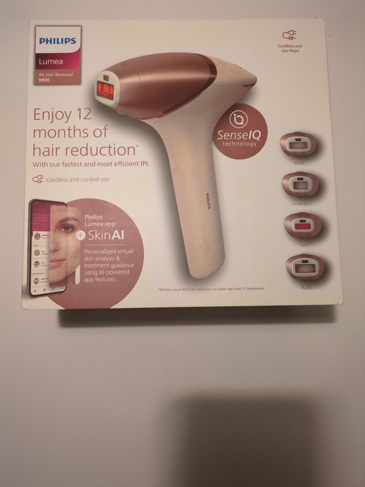 Nieuwe Philips Lumea IPL 9900 BRP 958 - Geseald met factuur, Ophalen of Verzenden, Nieuw, Scheren en Epileren