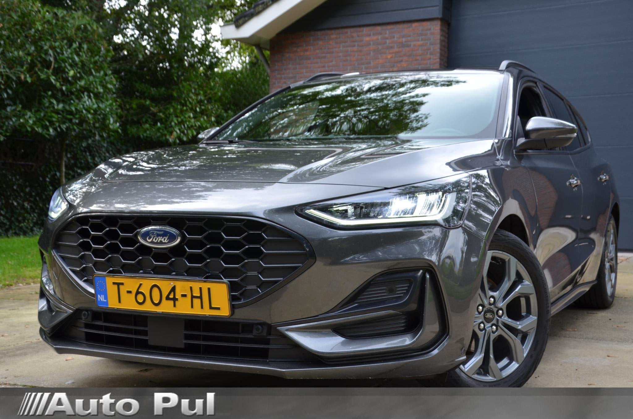 Ford Focus Wagon 1.0 EcoBoost Hybrid ST Line Navi/Led/Pdc/Ec, Auto's, Gebruikt, Euro 6, Origineel Nederlands, Handgeschakeld