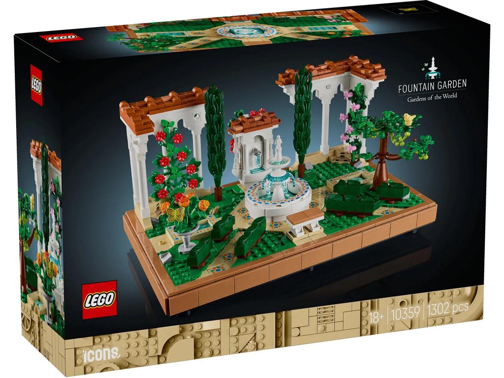 Lego Icons 10359 Tuin met fontein NIEUW in Doos, Nieuw, Ophalen of Verzenden, Icons, Complete set
