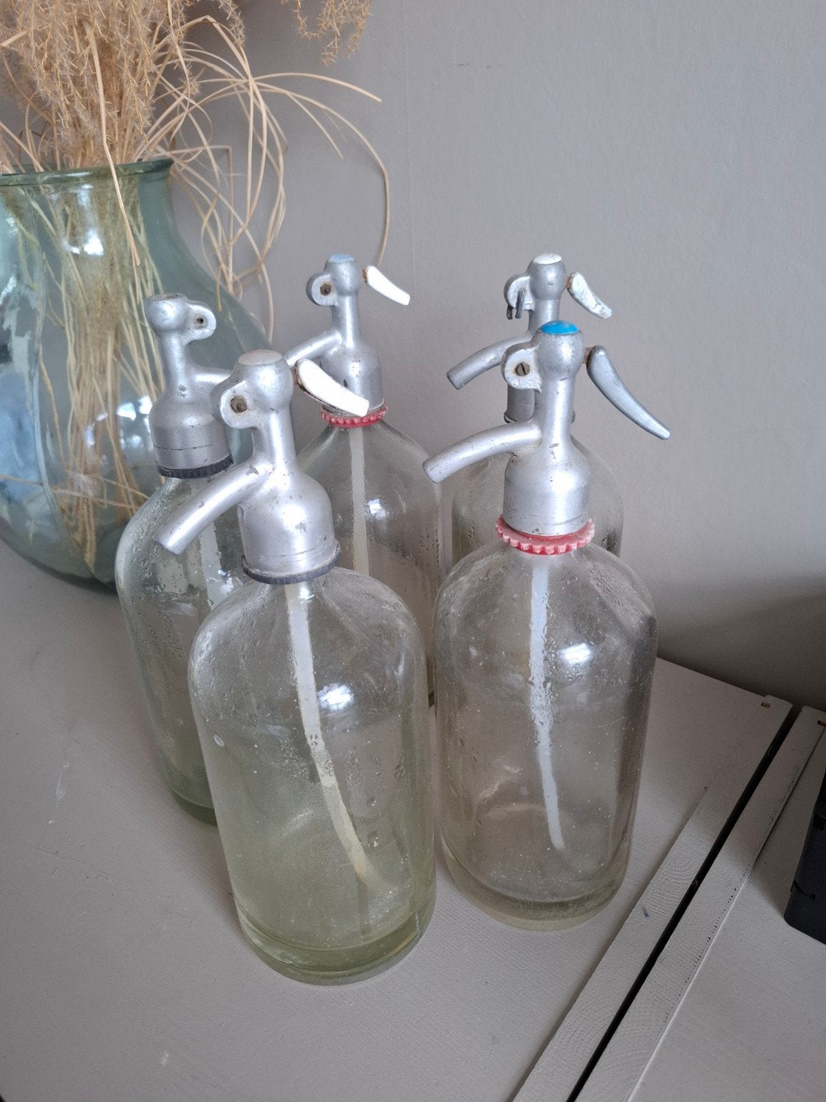 Brocante spuitwaterfles., Ophalen