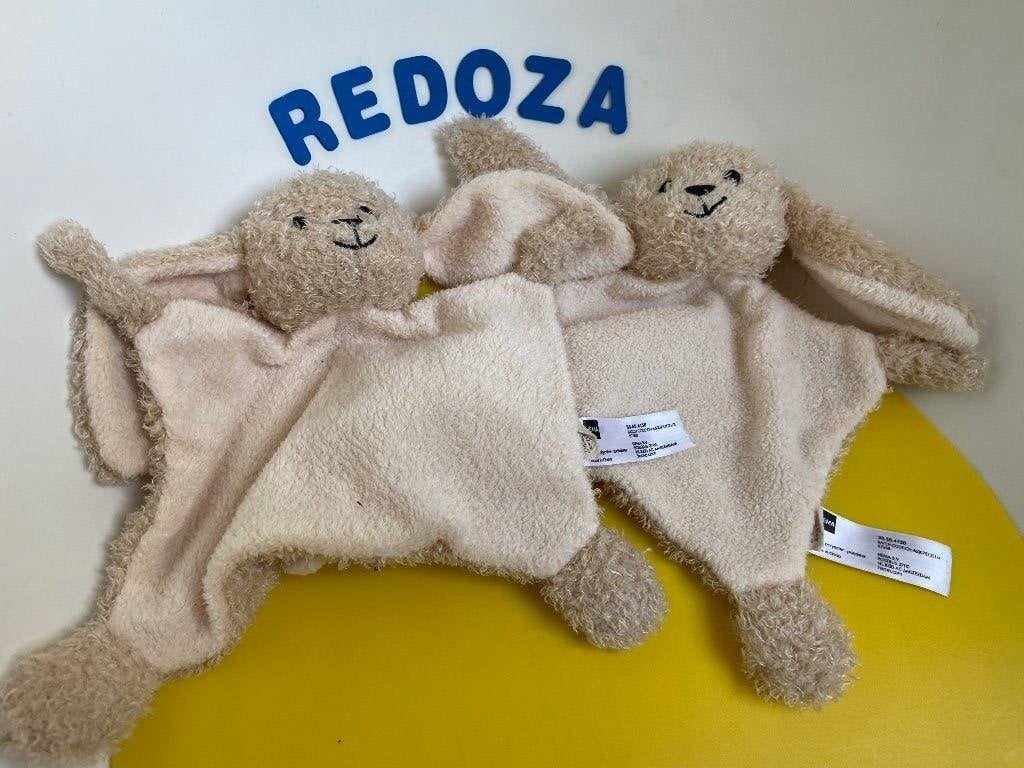 K2335 hema doekje konijn 2x, Ophalen of Verzenden, Zo goed als nieuw, Konijn