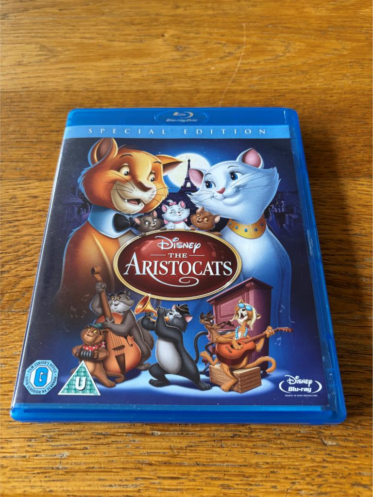 Blu-ray Aristocats (Aristkatten) - Disney - NLG / NLO, Cd's en Dvd's, Ophalen of Verzenden, Gebruikt, Tekenfilms en Animatie
