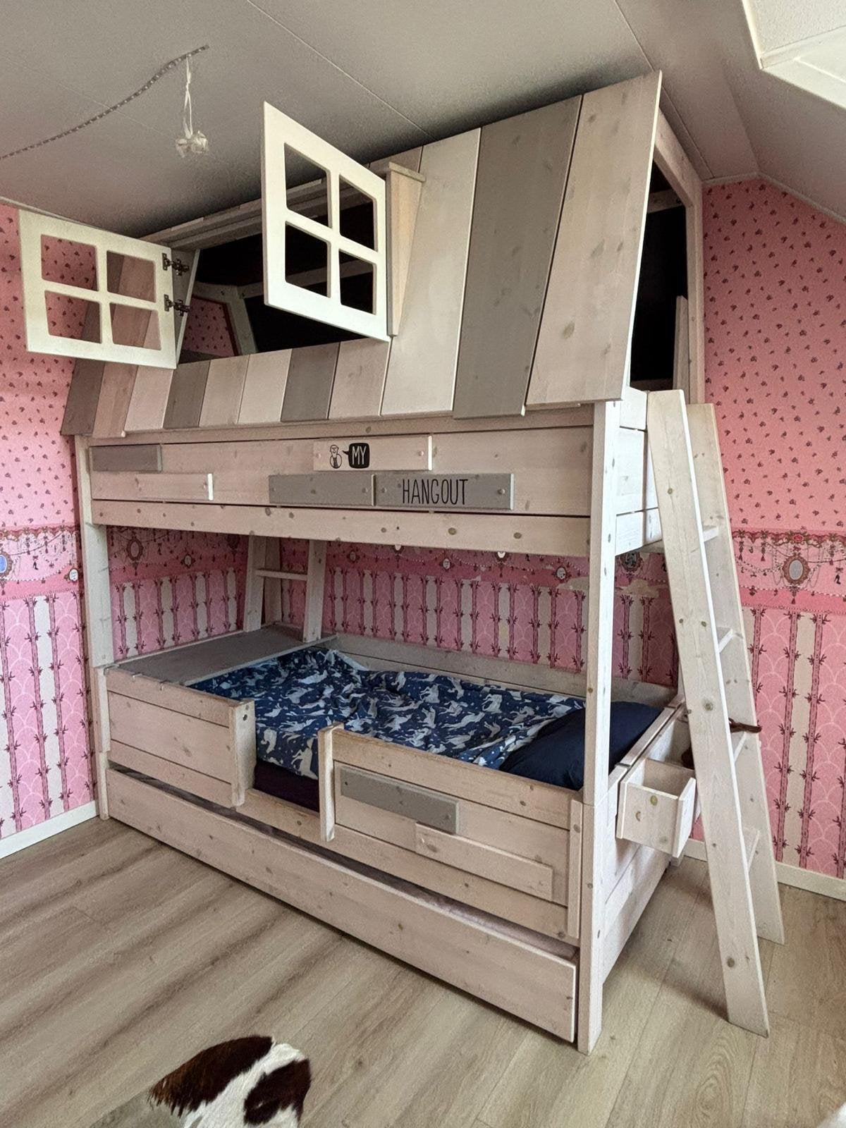 Kinderstapel bed, Ophalen of Verzenden, Gebruikt, Stapelbed