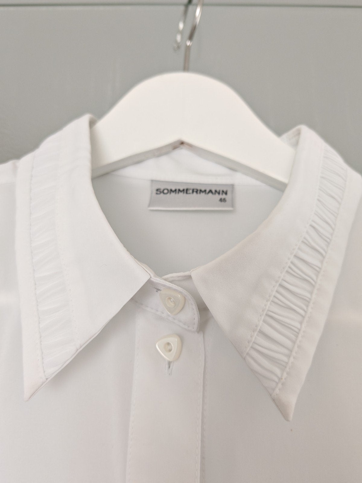 Witte Sommermann blouse maat 46, Sommermann, Wit, Maat 46/48 (XL) of groter, Ophalen of Verzenden