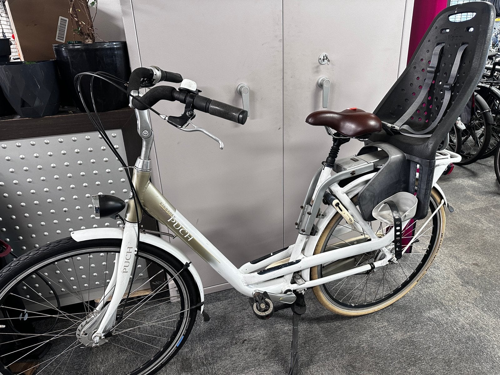 Puch damesfiets moederfiets, Overige merken, 2 zitjes, Ophalen of Verzenden, Versnellingen