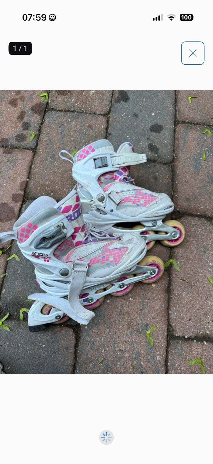 Roces skeelers maat 30-35, Ophalen, Gebruikt, Roces