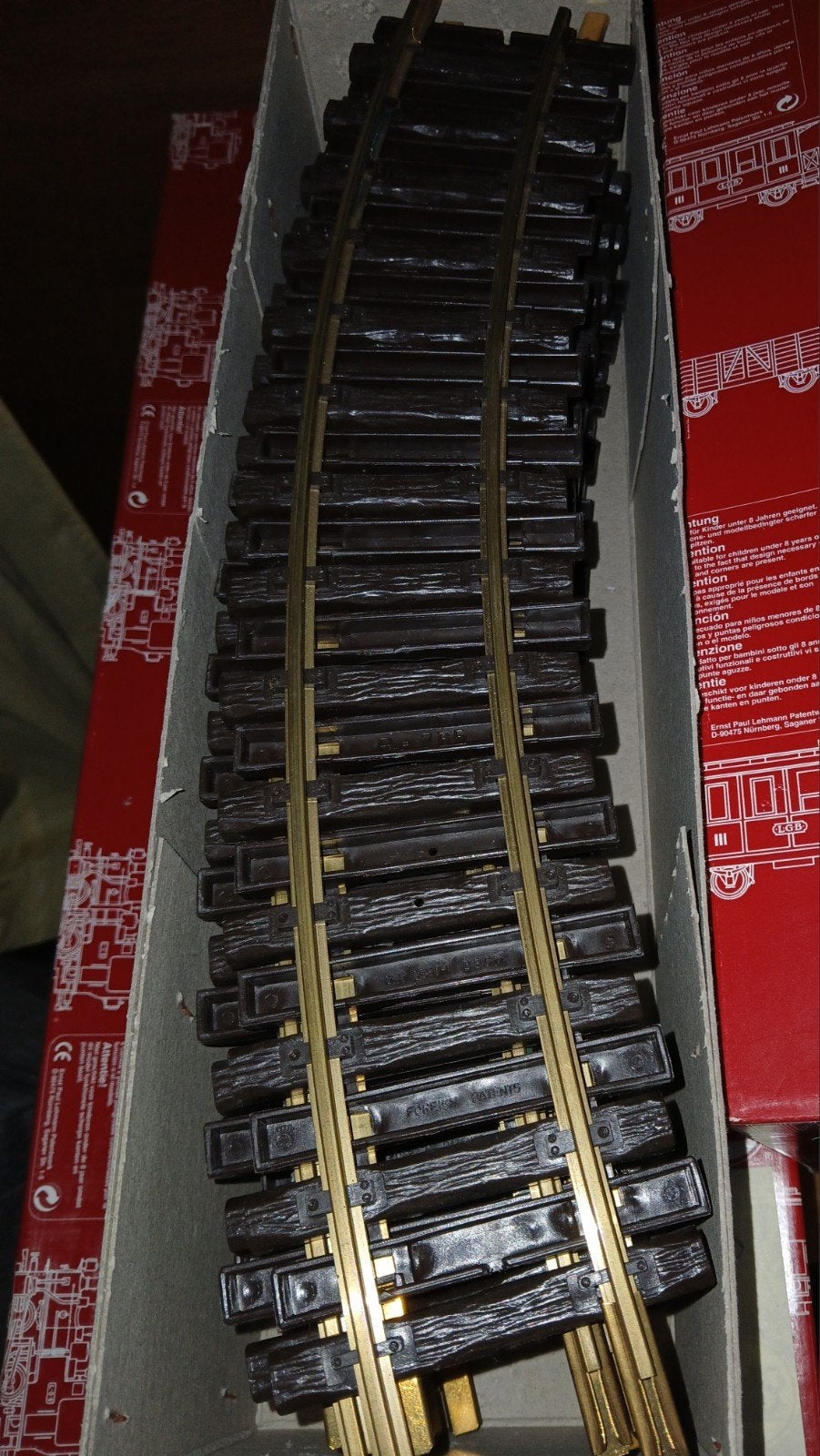 LGB Gebogen rails spoor G R2- 18 stuks (15000), Ophalen, Gelijkstroom, Nieuw, Rails