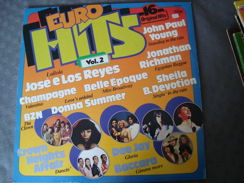 Euro hits vol.2, Ophalen of Verzenden, Zo goed als nieuw, 12 inch