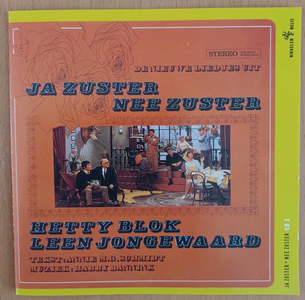 Hetty Blok, Leen Jongewaard - Ja Zuster, Nee Zuster (CD), Ophalen of Verzenden, Zo goed als nieuw, Levenslied of Smartlap