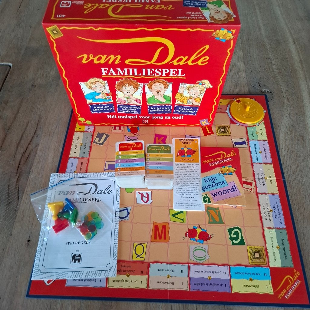 Van dale familiespel het taalspel voor jong en oud, Hobby en Vrije tijd, Gezelschapsspellen | Bordspellen, Vijf spelers of meer