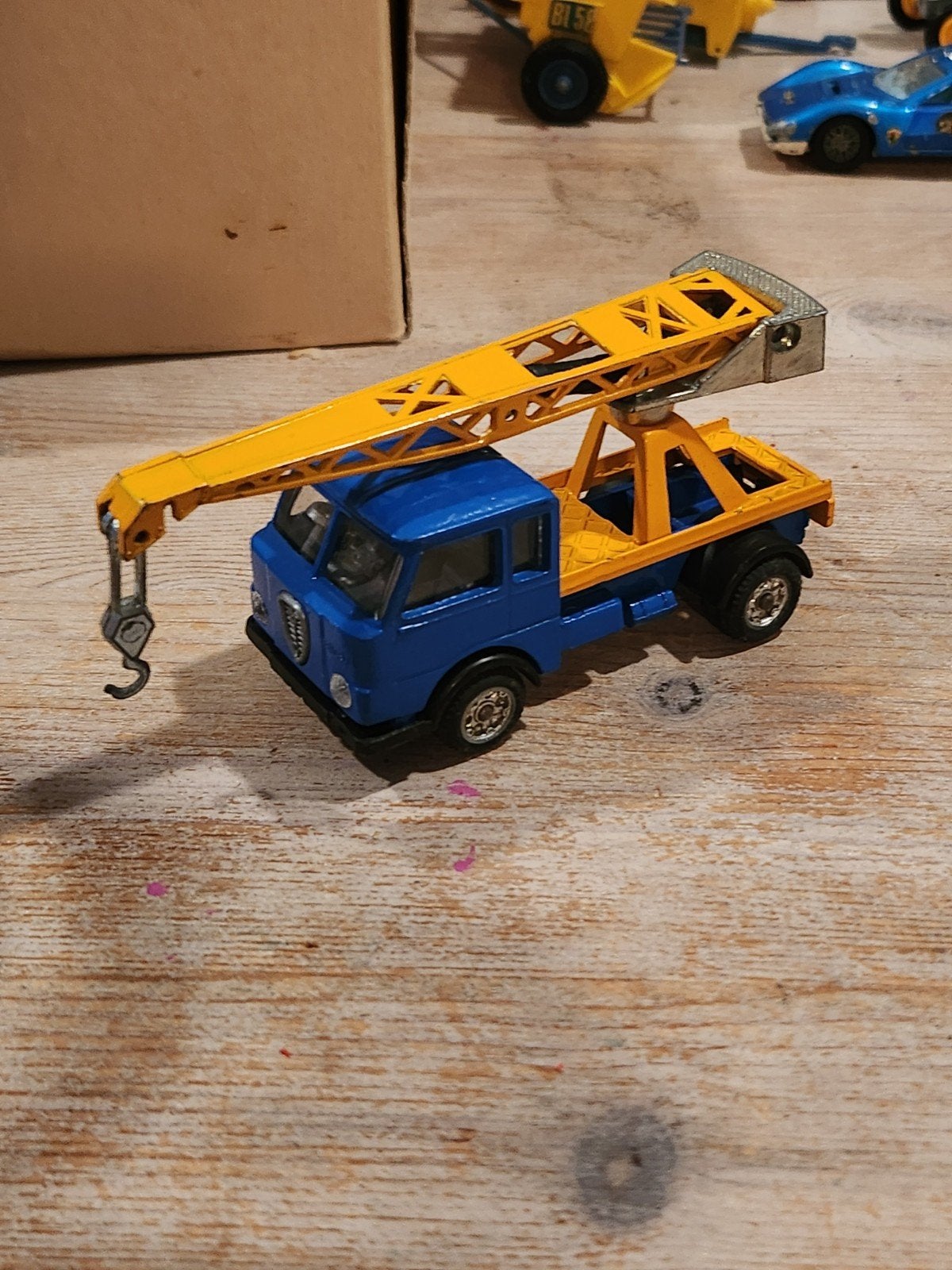 1960s Politoys penny Lancia Esadelta 1:66, Ophalen of Verzenden, Gebruikt, Auto