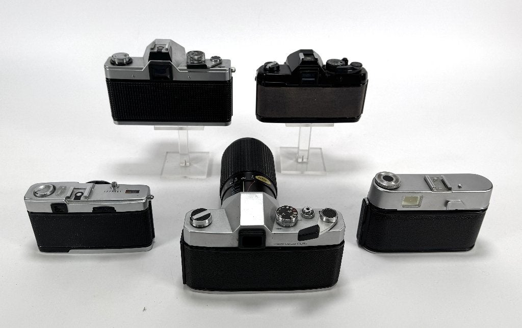 1371. Fotocamera's - Olympus, Mamiya, Praktica, etcetera, Ophalen, Overige merken
